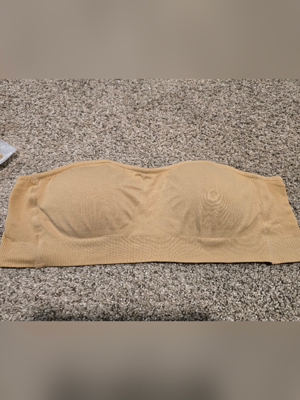 Seamless Strapless Bandeau Bra - Nude